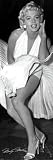 Marilyn Monroe (White Dress, Seven Year Itch, Door) Framed Movie Poster Print - 21 X 60