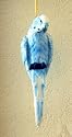 Blue Bird Parrot Hanging Window Art Ornament