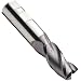 Niagara Cutter S335 Carbide End Mill, for Stainless Steel & Titanium, TiAlN Coated, 3 Flutes, Radiused-Corner End
