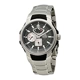 Orient Men's CEZ05002B Power Reserve Semi-Skeleton Black Automatic Watch