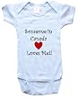 SOMEONE IN CANADA LOVES ME - CANADA BABY - Country Series - White, Blue or Pink Onesie / Baby T-shirt