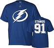 Steven Stamkos Blue Reebok Name and Number Tampa Bay Lightning T-Shirt