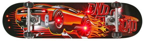 Hot Wheels Kinder Skateboard Redline Racing, rot schwarz, 980189