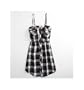 Lucy Love Womens Harper Plaid Dress - Gray X Med