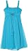 Ruby Rox Girls 7-16 Drape Front Emma W/ Broach,Harbor Sky,L (12/14)