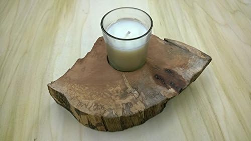 Hardwood Candle Holders From Reclaimed FireWood