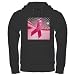 Artsmith, Inc. Hoodie (Dark) Cancer Pink Ribbon Waves