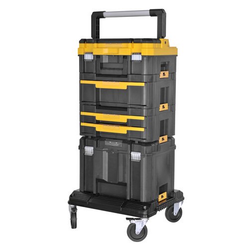 Dewalt Heavy Duty Utility Rolling Cart Expansion Stacking Tool Boxes