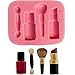 Bingirl Silicone Mold Woman Makeup Cosmetic Lipstick Baking Fondant Cake Docarating Tool