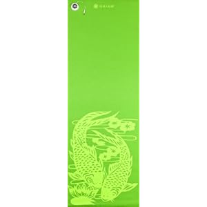 Gaiam Audio Yoga Mat - Koi Fish
