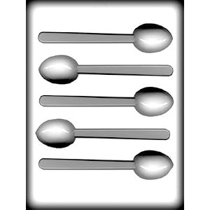 1 7 8 mocha spoon Hard Candy Mold: 1 Count by CKP