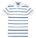 Tommy Hilfiger Men Thin Stripes Logo Polo T-shirt
