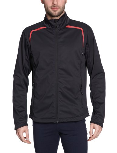 V&ouml;lkl Herren Skijacke Black Jack Softshell, schwarz/rot/wei&szlig;, 50, 410005.940.50