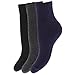 FLOSO® Childrens Big Girls Winter Thermal Socks (Pack of 3) (2 Color Options)
