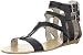 Nine West Women's Wispy T-Strap Sandal,Black/Black Leather,6 M US
