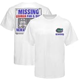 NCAA Florida Gators White Reward for Dog T-shirt (X-Large)