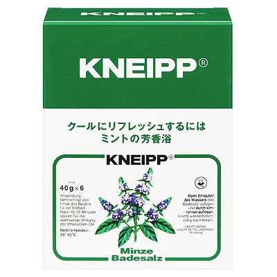 クナイプ　バスソルト　ミントセット　（４０ｇ×６包）