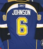 Erik Johnson Signed St. Louis Blues Blue Reebok Premier Jersey