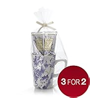Floral Collection Lavender Mug Gift Set