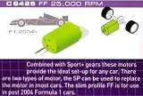Scalextric C8425 1:32 Scale FP Motor 25K RPM with wires Accessory Sport Performance Part