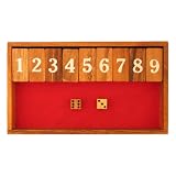 Handmade Canoga / Shut the Box Game