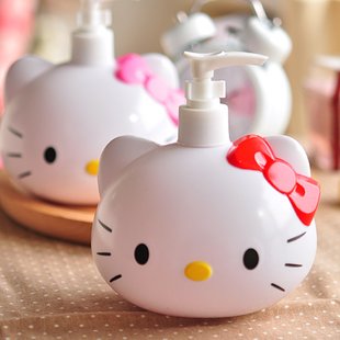 Kawaii Hello Kitty Bow Plastic Empty Spray Bottle For Make Up And Skin Care Sprayer Refillable Bottle.Free shipping (1 Pcs Random Color)