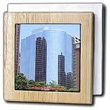 Sandy Mertens Missuouri - Kansas City Wyandotte Skyscraper - Tile Napkin Holders
