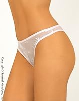 bikini slip, , Sensual Mystique Mesh Thong with Beautiful Flower Pattern