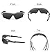 Ewin E02 Polarized Sports Sunglasses with 5 Interchangeable Lenses for Men Women Golf Baseball Volleyball Fishing Cycling Driving Running Glasses