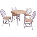 Double Drop Leaf Dining Table - White