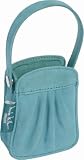 Nicole Miller Suede Purse Universal Cell Phone Carry Case, Turquoise