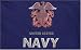 US Navy New Logo Flag 3x5 NEW 3 x 5 U S Military Pride