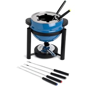 Paderno 10 Piece Fondue Set - blue by Paderno