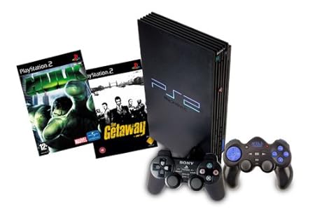 PS2 Console & 2 Game Bundle with Controller