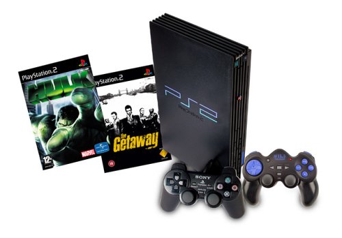 Childrens Toyshop  Video Games : PS2 Console & 2 Game Bundle with Controller