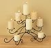 Luca Bella Home Wimberly Wrought Iron 8 - Pillar Candelabra