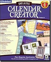 Calendar Creator Version 12 Deluxe