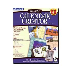 Calendar Creator Version 12 Deluxe