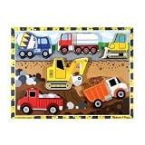 Best Price Melissa & Doug Construction Wooden Chunky Puzzle