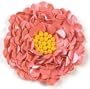 Flower Applique - Old Pink - 2 3/4in Each