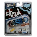 Tech Deck 96mm Skateboard with Stickers & Tool (One Random Skateboard/design/company)