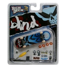 Tech Deck 96mm Skateboard with Stickers & Tool (One Random Skateboard/Design/Company)