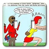 Rich Diesslins Funny General - Editorial Cartoons - Issues of the Real Spiderman - Mary Jane - Light Switch Covers - double toggle switch