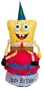 Gemmy Self-Inflating Sponge Bob Indoor Birthday Decor, 4-Feet Tall