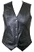 Ladies Leather Braided Vest - Size : Medium