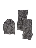 Wrangler Gorro & Bufanda (Gris)