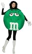 Adult Poncho Green M & M's Costume - Adult Std.