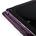 GMYLE(R) Purple 360 Degree Rotating PU leather Folio Stand Case Cover for Nook HD+ Plus 9 inches Barnes & Noble e-book Reader Tablet (Multi Angle- Vertical/Horizontal and Wake up Sleep Function)