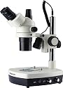 5x - 60x TRINOCULAR STEREO MICROSCOPE with DUAL LIGHTING