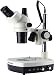 10x 30x TRINOCULAR STEREO MICROSCOPE with DUAL LIGHTING